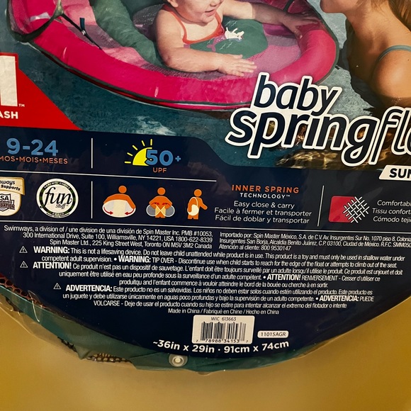 Baby Spring Float Sun Canopy - Picture 3 of 7